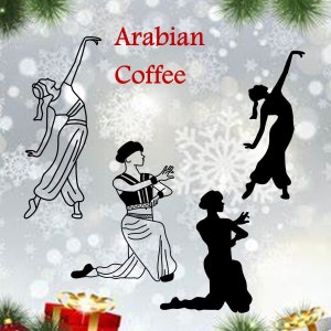 Café Árabe, Dança, Ballet Quebra-Nozes, SVGs e clipart