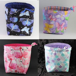 Pretty Stand-Up Bags for dice, cards, jewelry, gifts