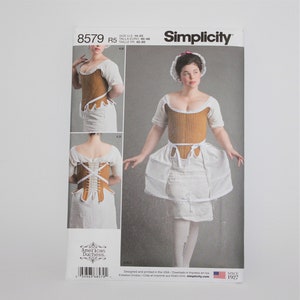 Sewing Pattern Misses' 18th Century Costume Undergarments