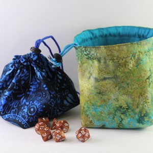 Batik Stand Up Bags for dice, cards, jewelry, gifts