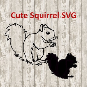 Images clipart et fichiers coupés Cute Squirrel