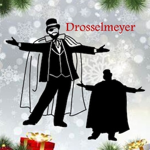 Uncle Drosselmeyer Nutcracker Ballet SVG and clipart