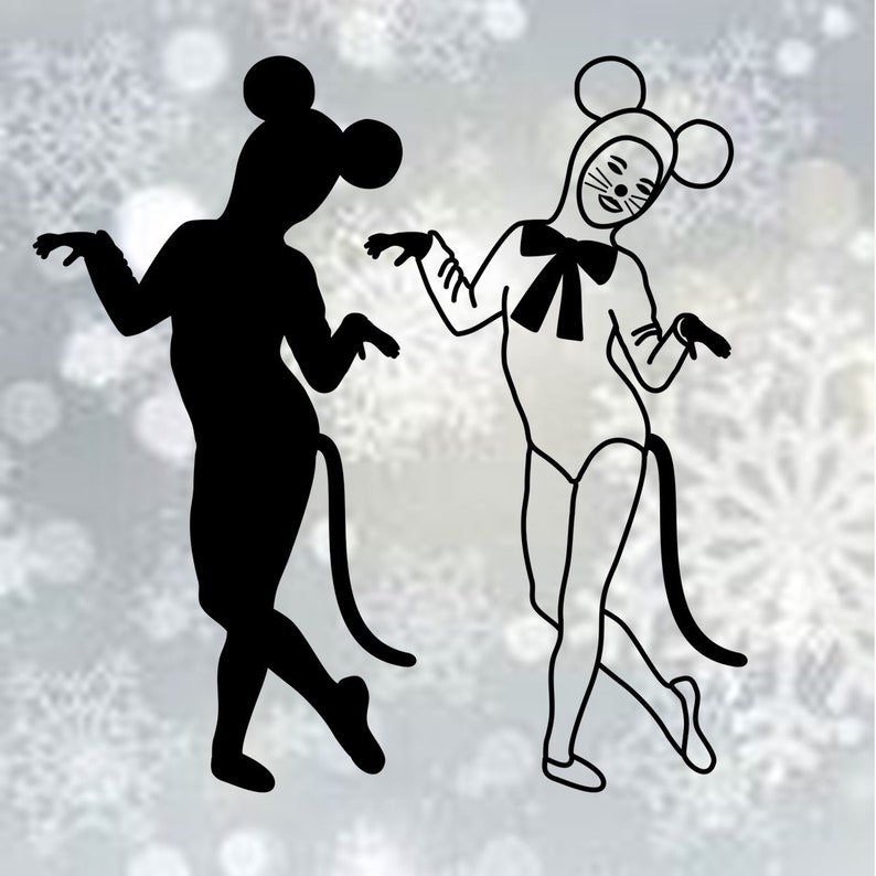 Rat King and Mice Dance Nutcracker Ballet Svgs and Clipart Etsy