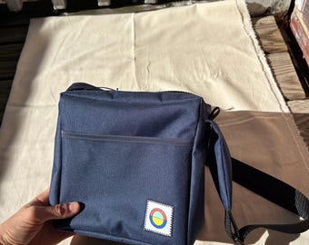 Everyday Crossbody Bag - Medium Sized Purse with Adjustable Strap, Durable Zipper and Exterior Pocket, Handmade in RVA