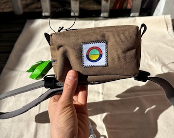 Dog Walker’s Friend - Small Pouch for Dog Treats with Poop Bag Dispenser and Multipule Mounting Points, Great for Training, Handmade in RVA