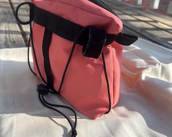 Handlebar Bag - Front Mounted Bike Bag for Easy Access - Convertible Crossbody - Handmade in RVA