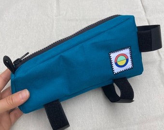 Top Tube Bag - Accessible Cycling Bag for Mid-Ride Essentials, Durable Zipper, Water Resistant, Color Options, Handmade in RVA