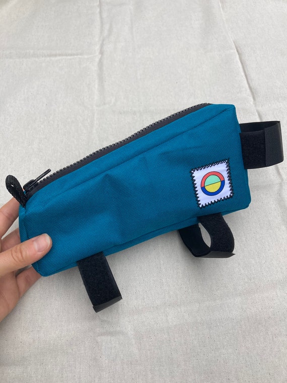 Top Tube Bag - Accessible Cycling Bag for Mid-Ride Essentials, Durable Zipper, Water Resistant, Color Options, Handmade in RVA