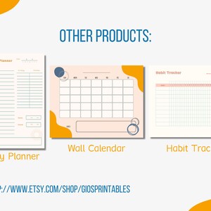 Printable Weekly Planner Landscape Week Calendar Editable | Etsy