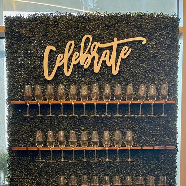 Champagne Wall for Sale Etsy