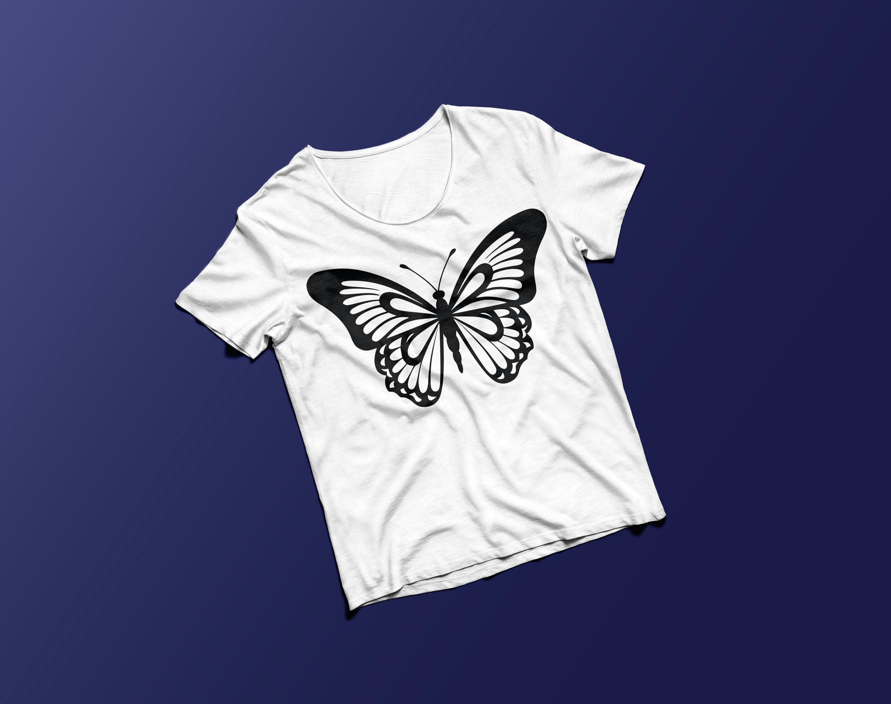 Butterfly SVG Bundle: 12 Flying Butterfly Clipart Designs (digital ...