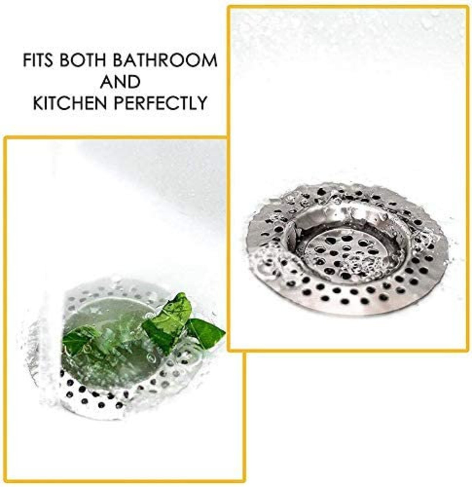 2Pcs Sink Strainer Plug Stainless Steel Kitchen Standard Drain Etsy