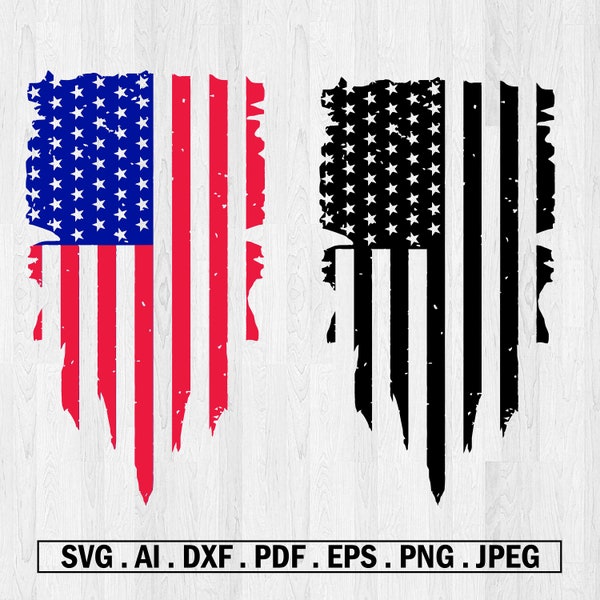 Distressed American Flag svg, American Distressed Flag svg, Usa Flag SVG, military svg, American Flag SVG, USA flag svg, flag svg, us flag