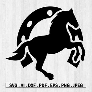 HORSESHOE SVG / Horse Shoe svg / Western svg / Horse svg / Cowboy SVG / clipart / decal, stencil, vinyl, cut file, silhouette, iron on