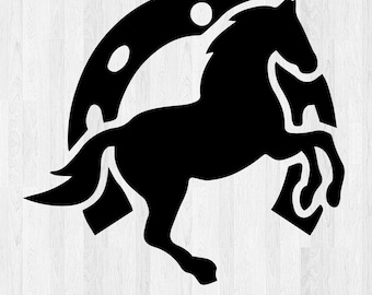 HORSESHOE SVG / Horse Shoe svg / Western svg / Horse svg / Cowboy SVG / clipart / decal, stencil, vinyl, cut file, silhouette, iron on