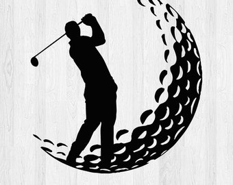 Golf svg, Golfing Svg, Golfing Design Svg, Golf logo, Golf ball svg, Golf vector, Golf Club Instant Download, Svg, Png, AI, Dxf