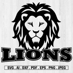 ライオン SVG 動物 SVG ライオンの頭 SVG ライオンキング SVG ライオン PNG サファリ動物 SVG シルエット SVG Cricut 用 DXF PDF EPS Ai ライオンキングの頭 SVG