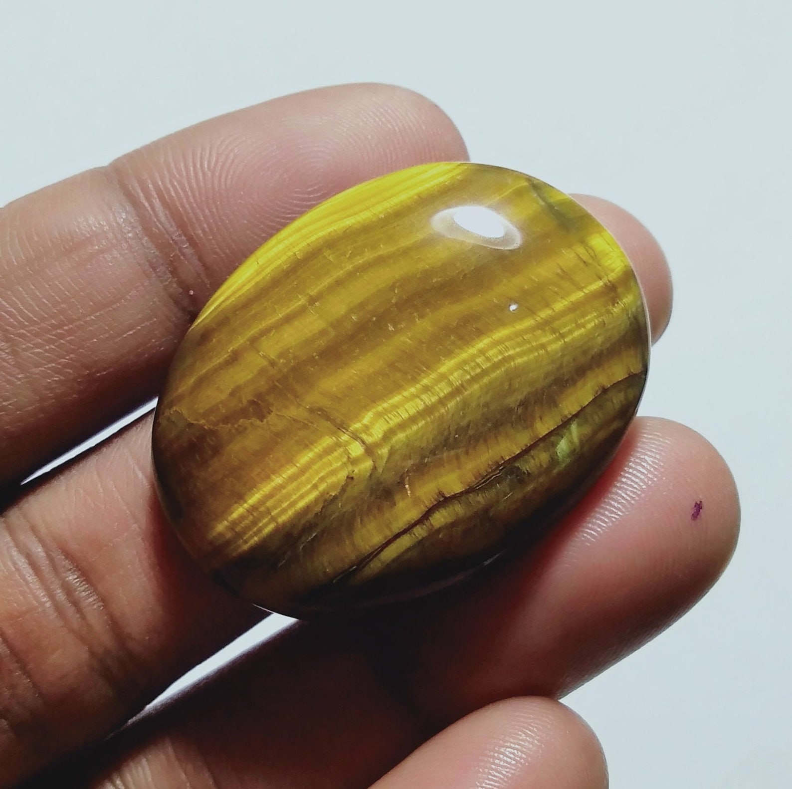 Semi Precious stone Tiger Eye gemstone cabochon loose stone Etsy