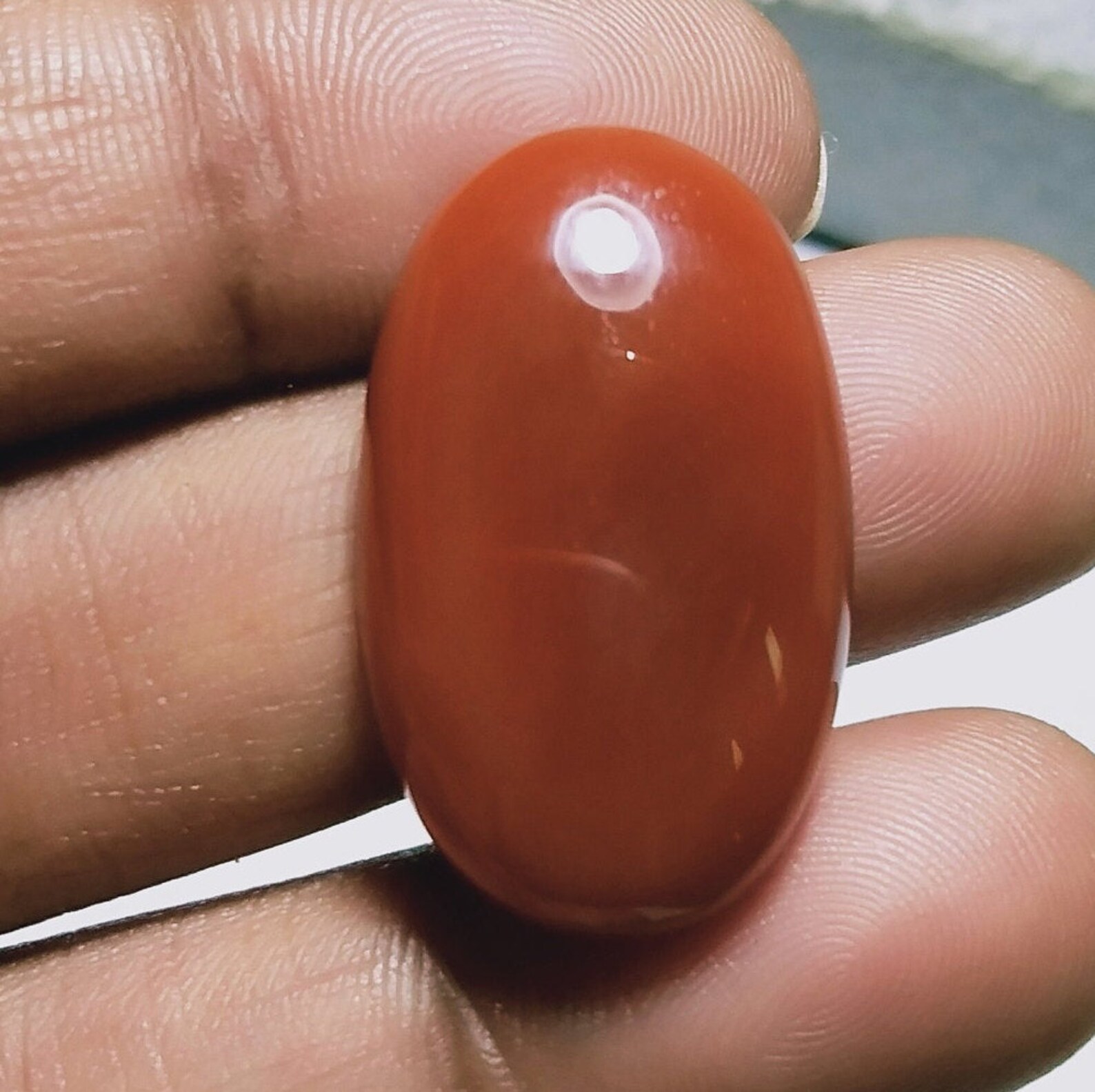 Semi Precious stone Red Onyx gemstone cabochon loose stone Etsy