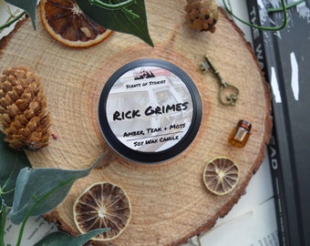 Rick Grimes Inspired Soy Candle