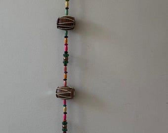 Handmade Beaded Garland: Indian Pakistani Home Decor