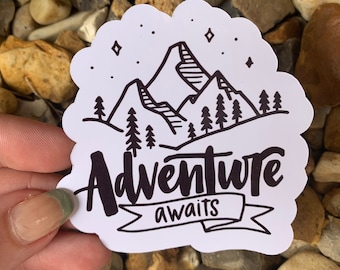 Adventure Awaits Sticker