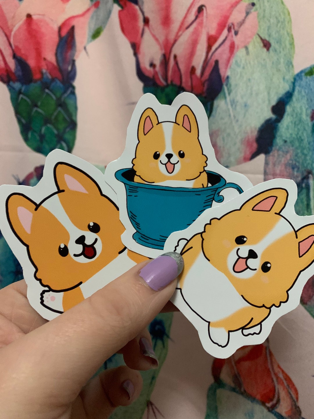 Labratory Corgi Sticker Corgi Stickers - Etsy