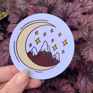 celestial mountain Sticker