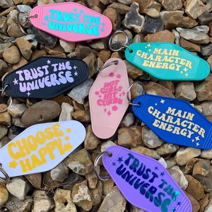 Motel style keyring