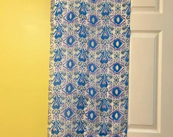 Natural silk scarf, Central Asian silk scarf for women, lightweight elegant scarf,traditional pattern scarf, unique gift for her, women gift