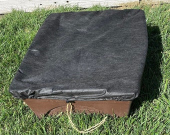 Mulch cover replacement, fits 20 x 24 inch raised garden grow box