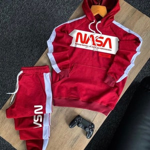 nasa tracksuit grey