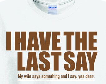 I have the last say...ish