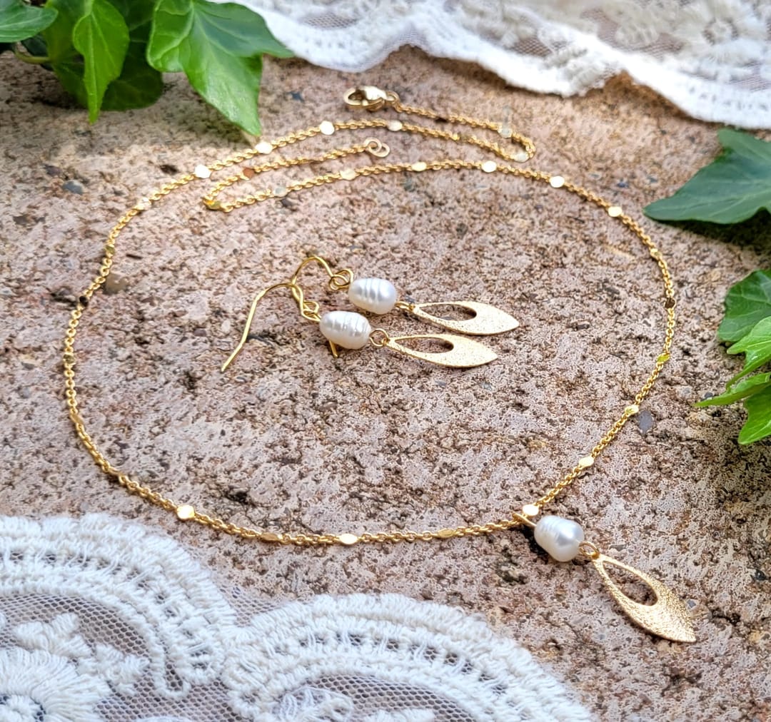 Parure Bijoux Bijoux Femme PlaquÃ© Or Pas Cher Generic Ensemble