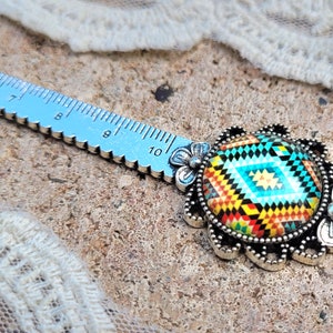 8 variations! Vintage cabochon bookmark in antique silver with 20 mm cabochon