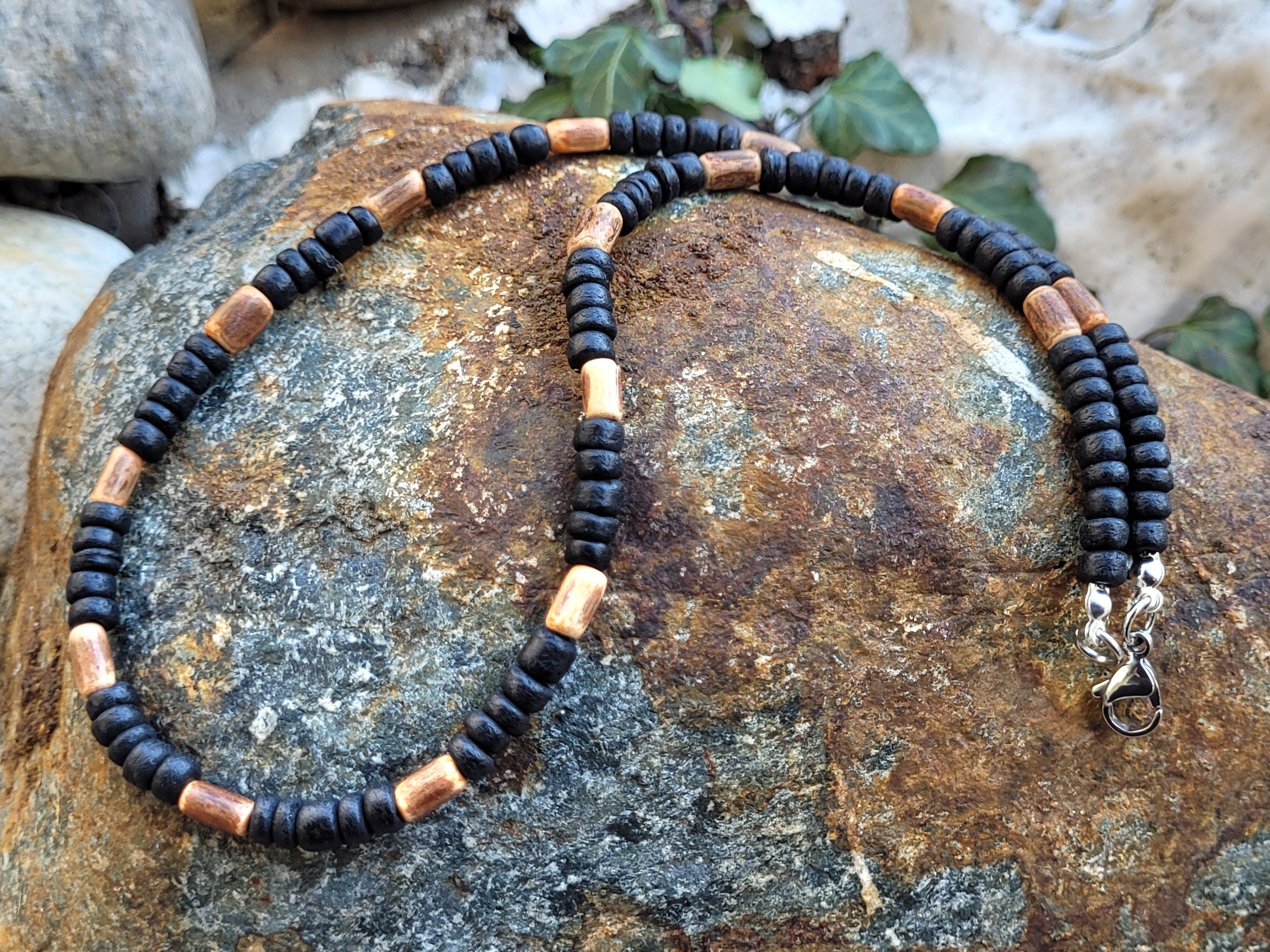 Wooden surfer necklace shop