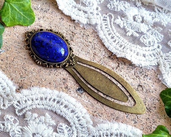 10 Farben! Vintage Lesezeichen in antik Bronze mit verschiedenen Halbedelsteinen, Geschenk für Frauen, Mama, Geburtstag, Weihnachten