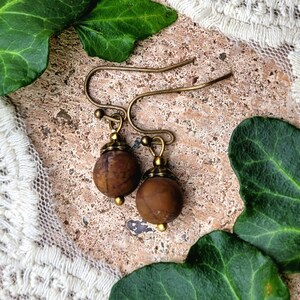 3 colors! &quot;PICASSO&quot; pearl earrings in antique bronze, a gift for women, girlfriends, moms, sisters, daughters for birthdays, anniversaries, and much more.