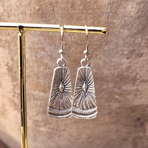 2 kleuren! Etnische oorbellen &quot;SUNRISE&quot; in zilver/koper, cadeau voor vrouwen, vriendin, moeder, zus, dochter
