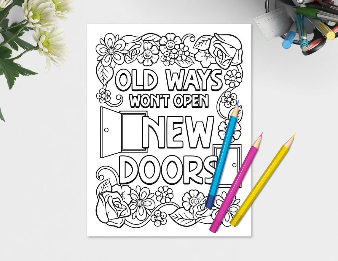 Sober Life Sobreity Coloring Pages Set 3 / Downloadable - Etsy