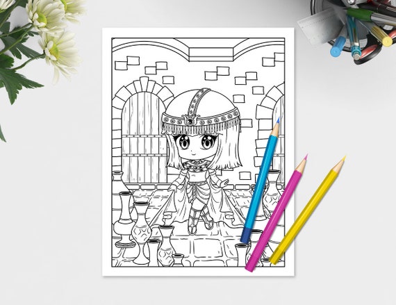Chibi Girls Anime Coloring Pages Set 1 / Downloadable Coloring - Etsy Canada Chibi Girls Anime Coloring Pages Set 1 / Downloadable Coloring - Etsy Canada