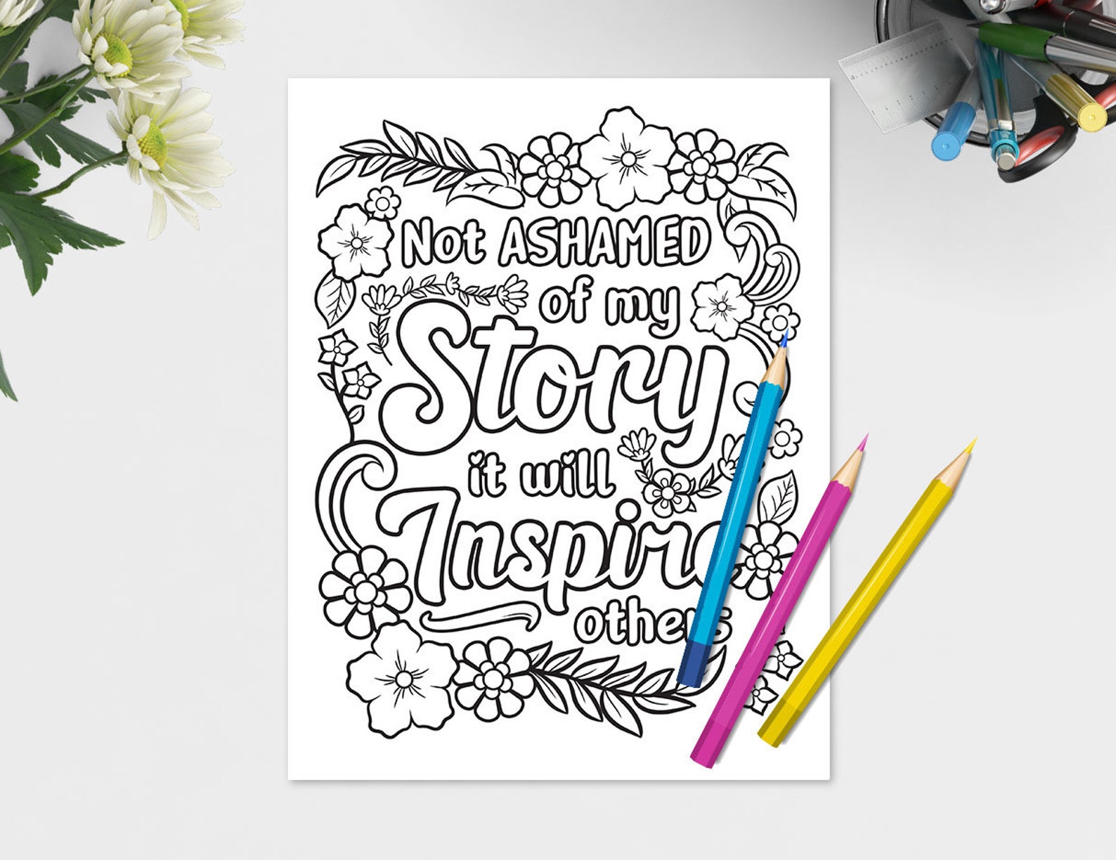 Sober Life Sobreity Coloring Pages Set 3 / Downloadable - Etsy