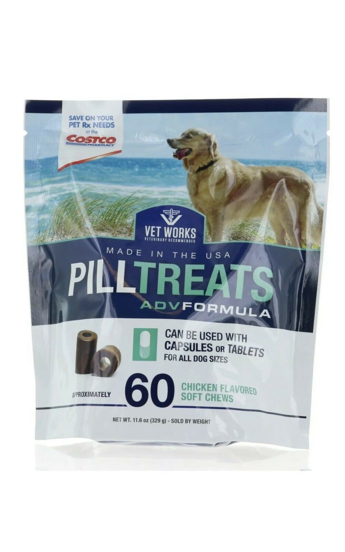 Vet Works Pill Treats Adv Formula Soft Chews Chicken Flavored Etsy