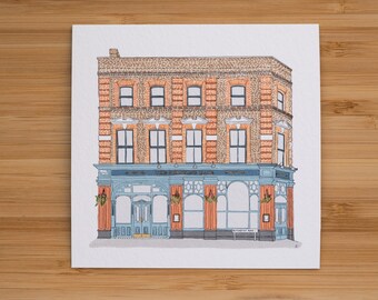 Hand Drawn House Building Illustrations By Cedarroaduk On Etsy Hand Drawn House Building Illustrations By Cedarroaduk On Etsy