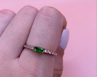 Emerald Gem Ring