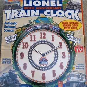 Lionel Train Clock - Etsy