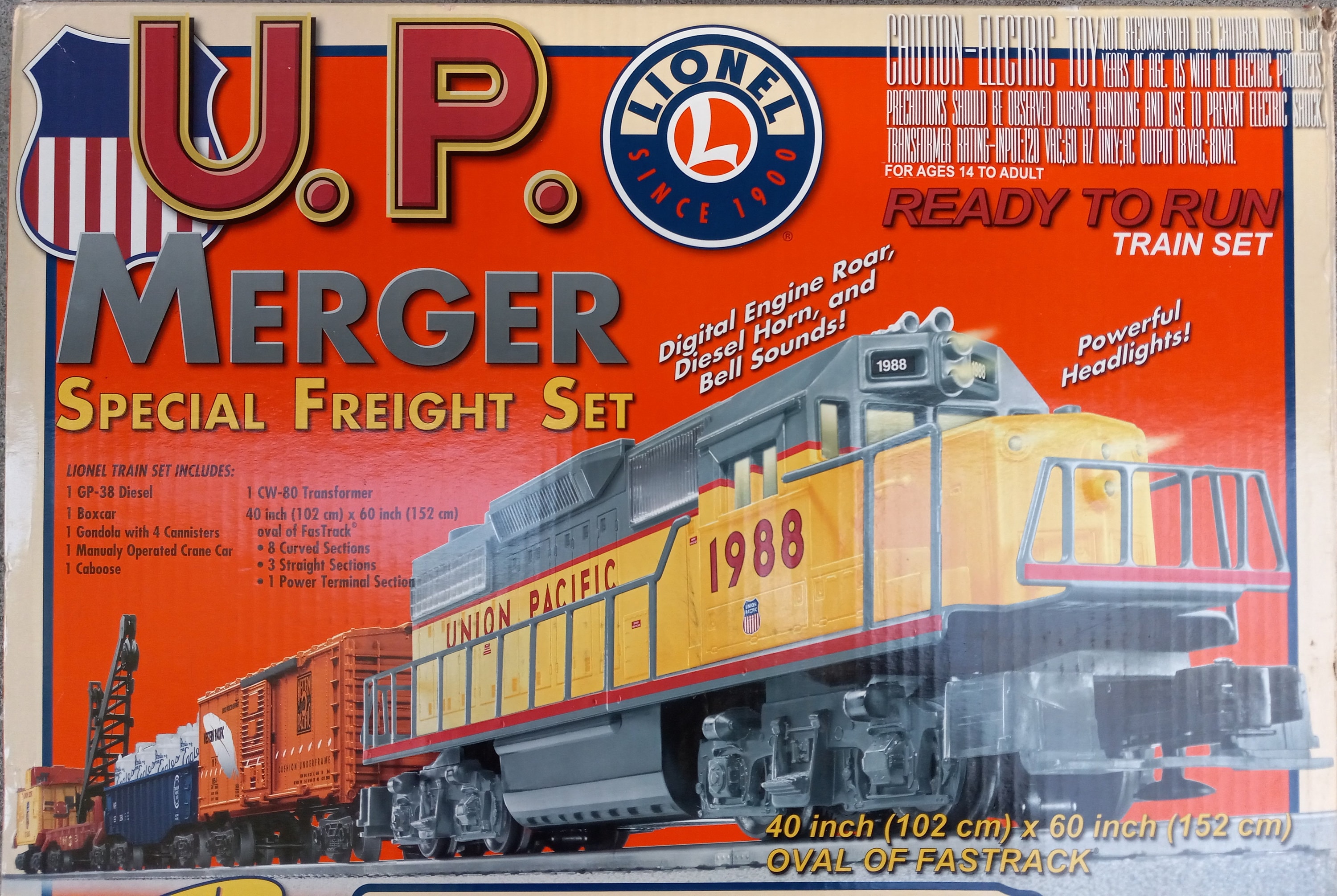Lionel Merger Electric Freight Train Set O-gauge