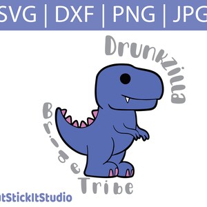 Drunkzilla Trex Bridezilla SVG - Vrijgezellenfeest Trip Tshirt - Last Fling