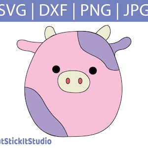 Patty Squishmallow SVG | Cricut Squishmallow | Cow Farm Life Barnyard