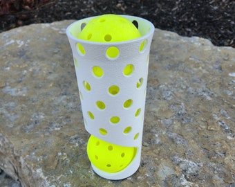 Wall-Mounted Pickleball Holder - 3 Ball Capacity
